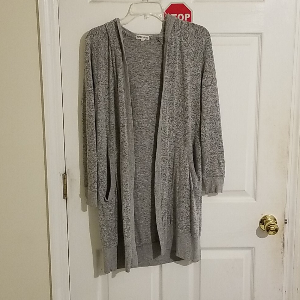 Heather Grey Cardigan